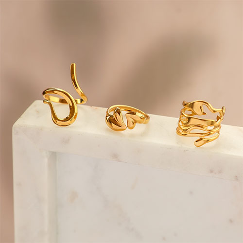 Ontdek onze schitterende roestvrij stalen ringen