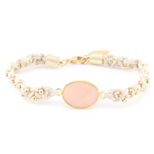 Tussenstukken van half edelsteen & crystal glas