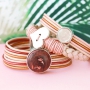 Designer Quality leren armbanden in natuurlijke en zachte tinten!