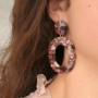 Trend alert! Handmade resin oorbellen