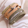 Mix & match met deze prachtige Cuoio armbanden