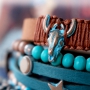 Be inspired: schitterende sieraden gemaakt met Koper blue patina DQ metaal en prachtige kralen!
