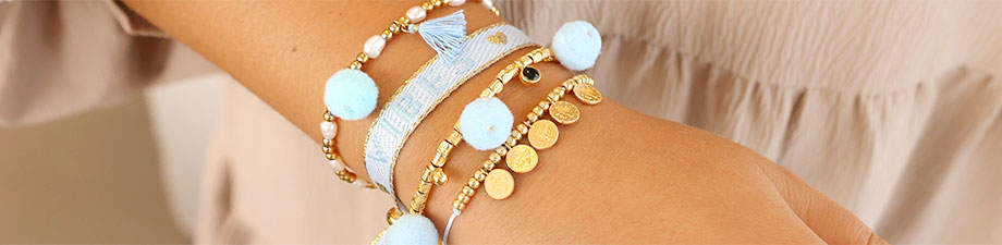 Pompom bedels & kralen