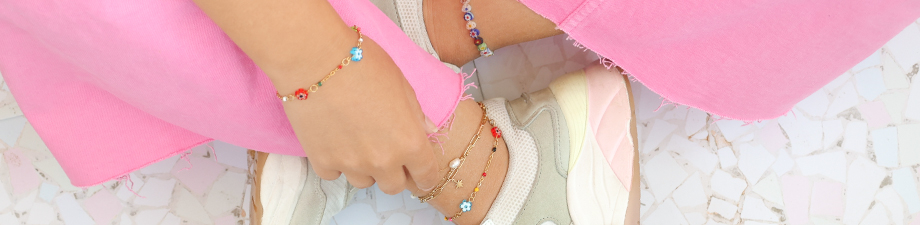 Roestvrij stalen (RVS) Stainless steel enkelbandjes