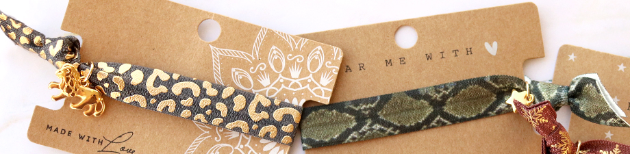 Kralen, bedels, rijgmateriaal en kant-en-klare sieraden met een wild side! 