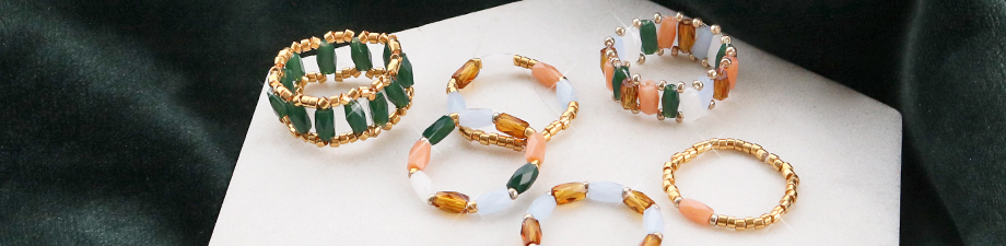 Top facet kralen tube