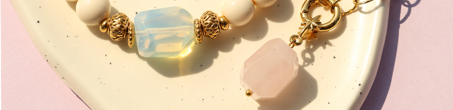 Half edelsteen kralen