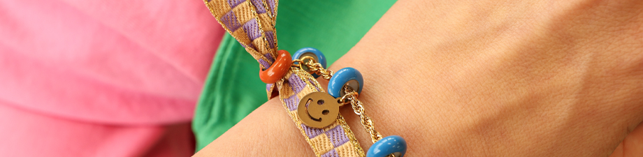 New! Smart bead stopper met enamel in vrolijke kleuren New! Smart bead stopper met enamel in vrolijke kleuren