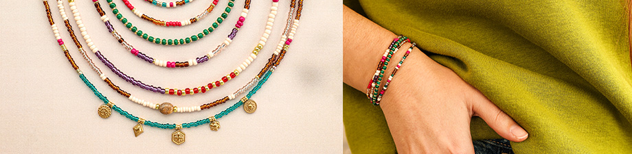 Nieuwe serie glaskralen rocailles