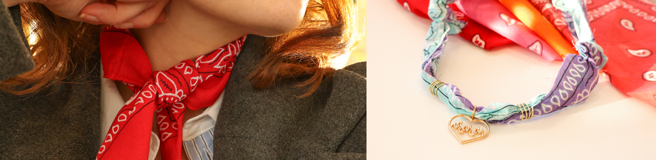 Just in bandana lint met print Just in bandana lint met print