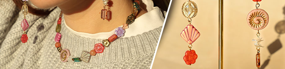 Kleurrijke designs met Czech glaskralen Kleurrijke designs met Czech glaskralen