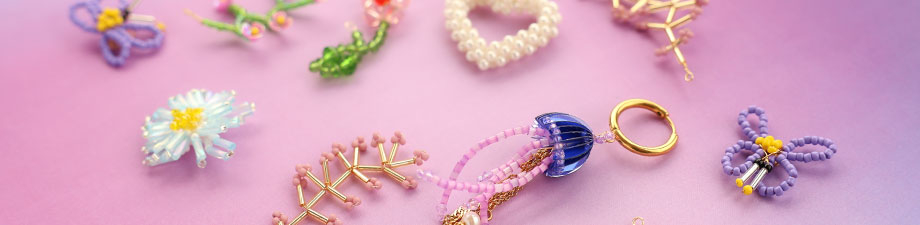 Nieuwe serie gehaakte glaskralen Nieuwe serie gehaakte glaskralen