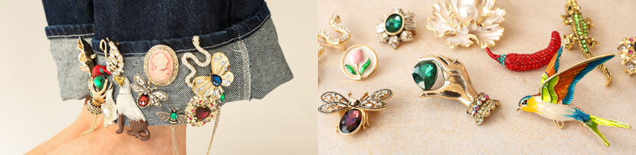 Nieuwe collectie broches