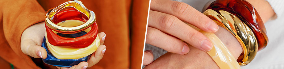 Nieuwe collectie resin armbanden Nieuwe collectie resin armbanden