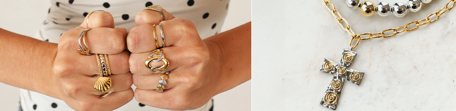 Nieuwe serie roestvrij stalen ringen en bedels