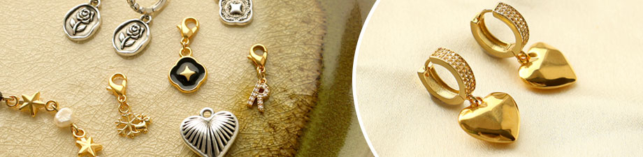 Metalen kralen DQ antiek zilver