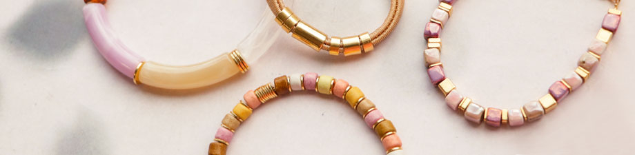 Kralen DQ metaal goud