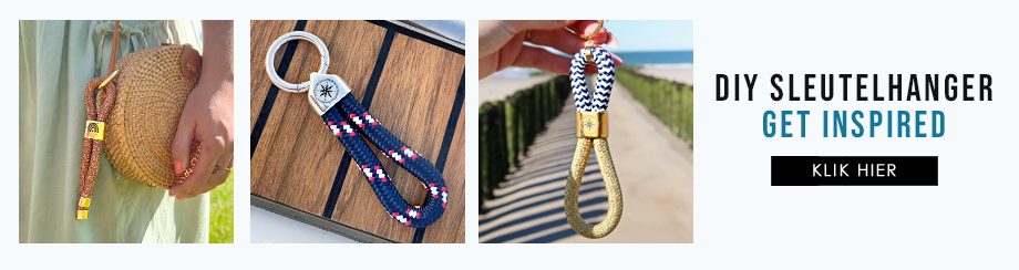 DIY: trendy sleutelhangers met maritiem koord