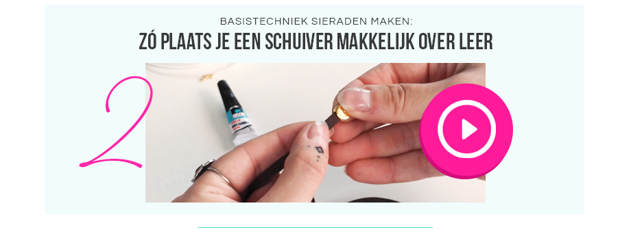 zó plaats je een schuiver makkelijk over leer