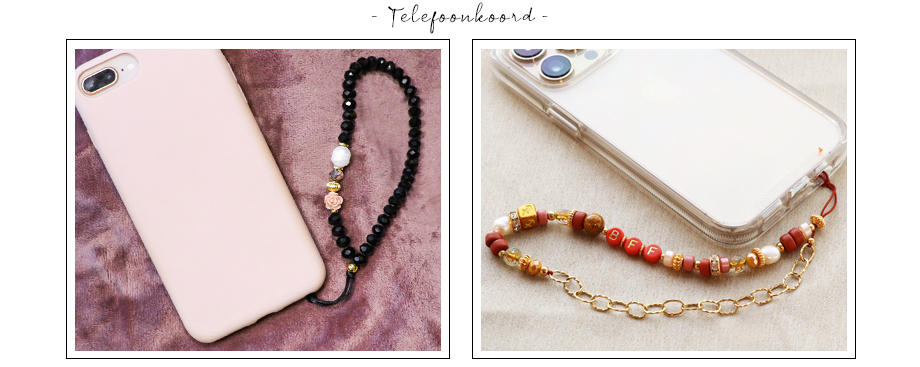 Trendy acryl letterkralen voor het maken van kleurrijke telefoonkoorden