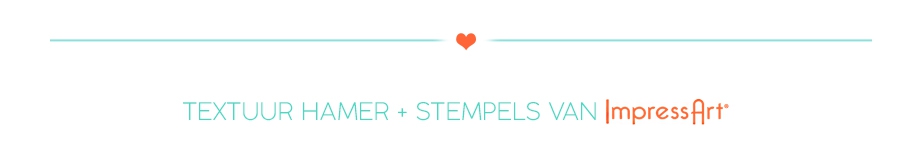 ImpressArt textuur stamps en hamer