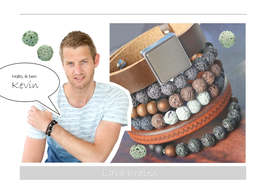 Lava natuursteen kralen 