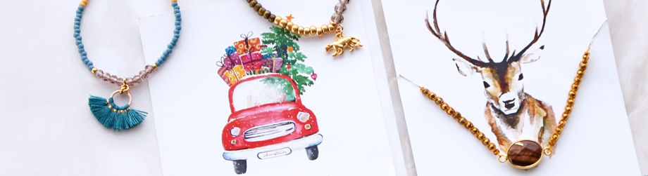 Nieuwe top facet kralen + winterse sieradenkaartjes!