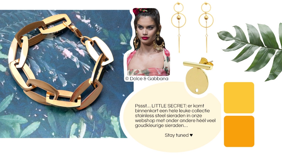 Bedels DQ metaal goud